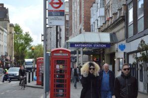 a picture of bayswater tube station